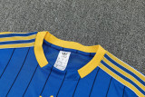 26-27 Boca Juniors Fancy blue Short shirts and Long trousers Suit (圆领)