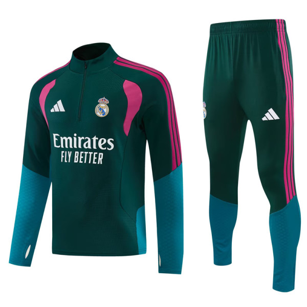 26-27 RMA Dark green Half Pull Tracksuit (半拉链)