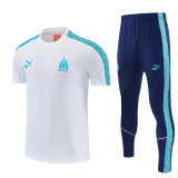 26-27 Marseille White Short shirts and Long trousers Suit (圆领)