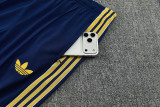 26-27 Boca Juniors Fancy blue Short shirts and Long trousers Suit (圆领)