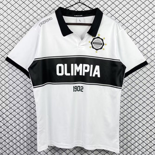 2012 Club Olimpia Home Retro Soccer Jersey