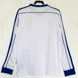 1998 Brazil White Long Sleeve Retro Soccer Jersey (长袖)