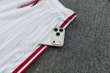 25-26 Man Utd White red Tank top and shorts suit