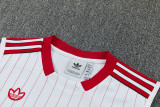 25-26 Man Utd White red Tank top and shorts suit