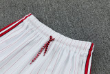 25-26 Man Utd White red Tank top and shorts suit