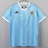 1990 Uruguay Home Retro Soccer Jersey