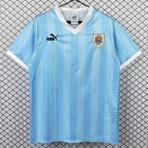 1990 Uruguay Home Retro Soccer Jersey