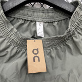 D629 ON Gray Green Casual Short Pants