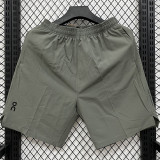 D629 ON Gray Green Casual Short Pants