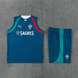 26-27 Portugal Lake blue Tank top and shorts suit