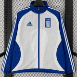 26-27 Greece White Blue Windbreaker