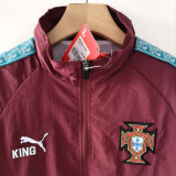 26-27 Portugal Red Windbreaker