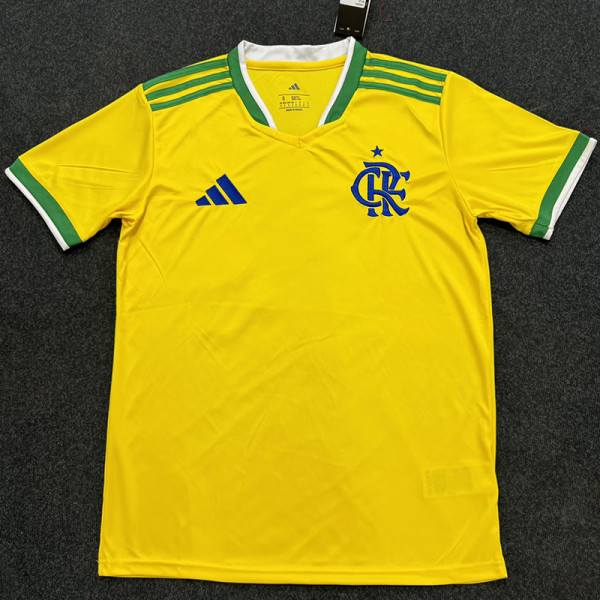 26-27 Flamengo Yellow Special Edition Fans Soccer Jersey
