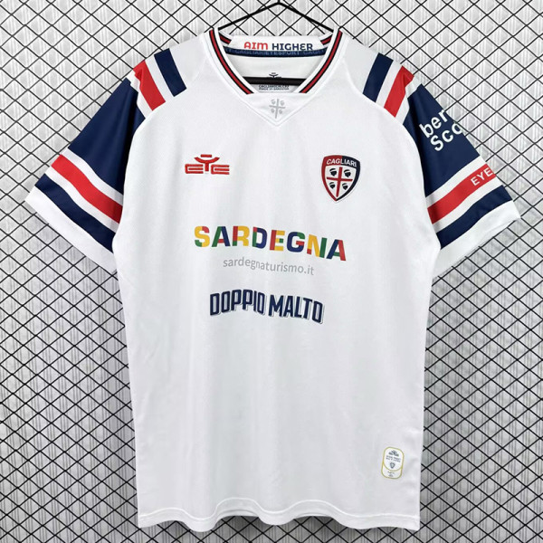 26-27 Cagliari Away Fans Soccer Jersey