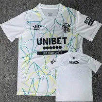 26-27 Rangers White Goalkeeper Fans Soccer Jersey