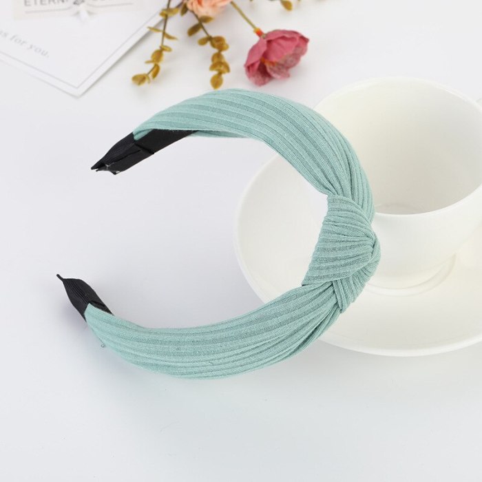 New ladies Headbands hair hoop female cross-knotted headband fashion wild cloth headband Korean ladies headwear