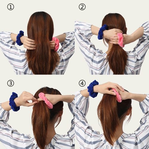 21 Pcs Velvet Scrunchie Women Girls Elastic Hair Rubber Bands Accessories Gum For Women Tie Hair Ring Rope Ponytail Holder