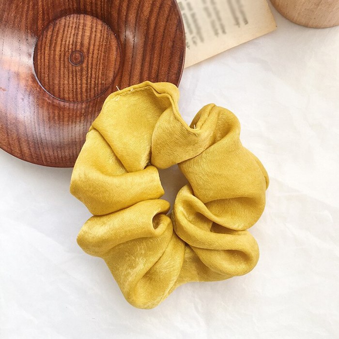 Solid Scrunchie Women Girls Elastic Hair Bands Accessories Gum For Women Tie Hair Ring Rope Ponytail Holder Headdress