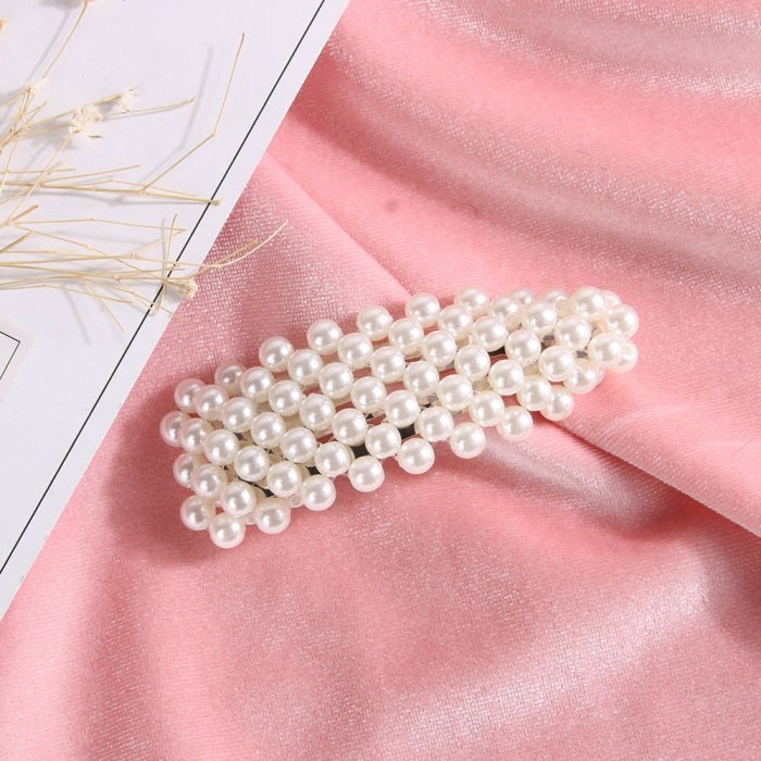 Pearl Hairgrip Elegant Women Hair Clips for Girl Princess Retro Gold Sliver Pin Barrette Hair clip Headdress Head wear Hair Pins