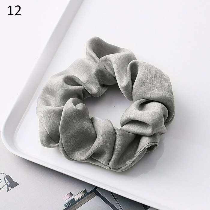 Solid Scrunchie Women Girls Elastic Hair Bands Accessories Gum For Women Tie Hair Ring Rope Ponytail Holder Headdress