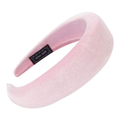 11 Colors Women Padded Wide Sponge Headband Glitter Velvet Sweet Candy Color Hair Hoop Vintage Party Stretchy Thick Headpiece