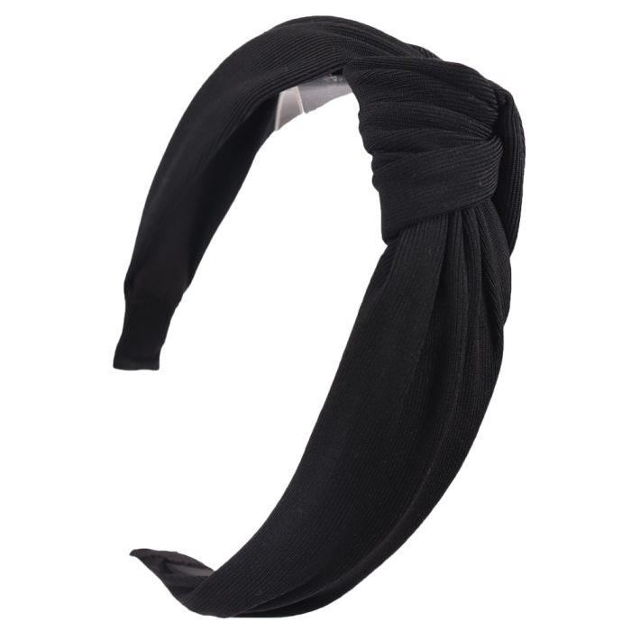 Solid Soft Knotted Flamingo Headband Hairband For Women Lady Bow Hair Hoop Hair Accessories Headwear Christmas