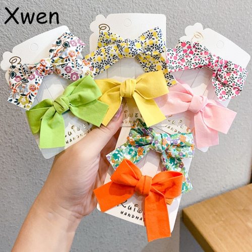 Hairpins Kids Headdress Printed Side Bangs Clip Fashion Accessories