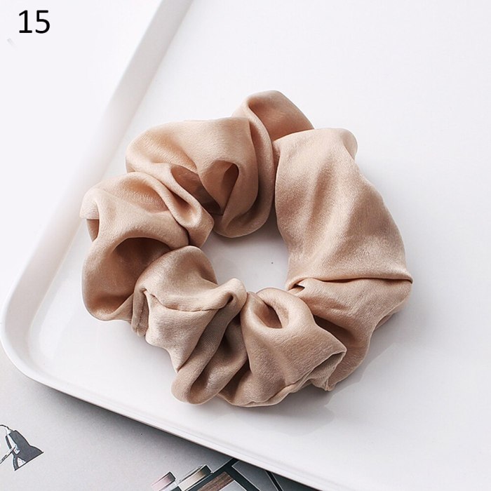 Solid Scrunchie Women Girls Elastic Hair Bands Accessories Gum For Women Tie Hair Ring Rope Ponytail Holder Headdress