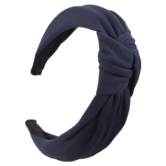 Solid Soft Knotted Flamingo Headband Hairband For Women Lady Bow Hair Hoop Hair Accessories Headwear Christmas