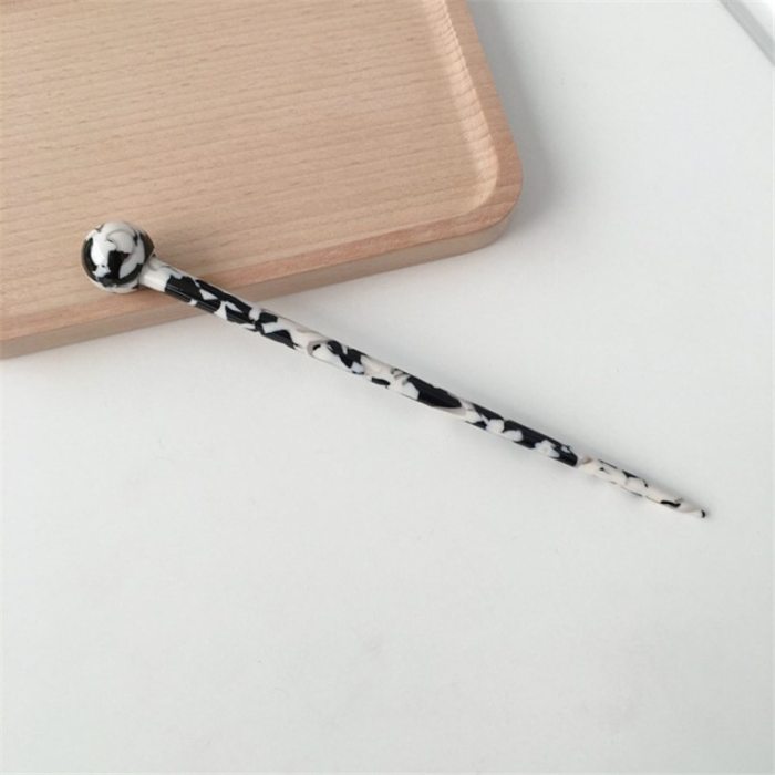 2021 New Chinese Style Hair Sticks Acetate Resin Chopstick Women Hairpins Hair Clip Pins Wedding Hair Accessories Jewelry