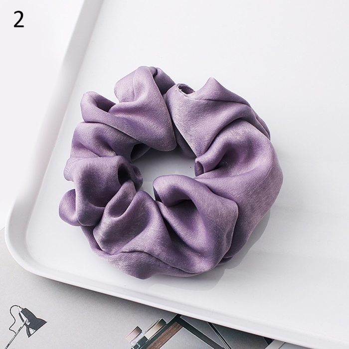 Solid Scrunchie Women Girls Elastic Hair Bands Accessories Gum For Women Tie Hair Ring Rope Ponytail Holder Headdress