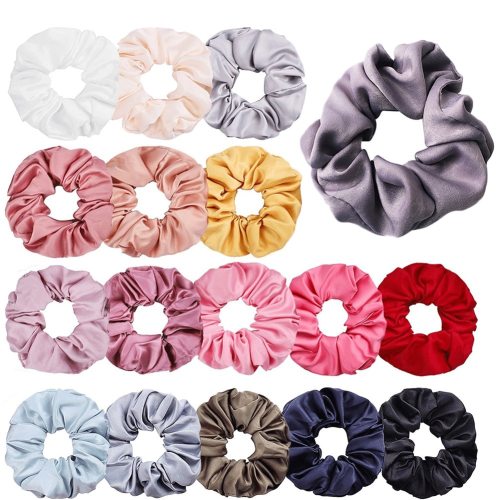 Solid Scrunchie Women Girls Elastic Hair Bands Accessories Gum For Women Tie Hair Ring Rope Ponytail Holder Headdress