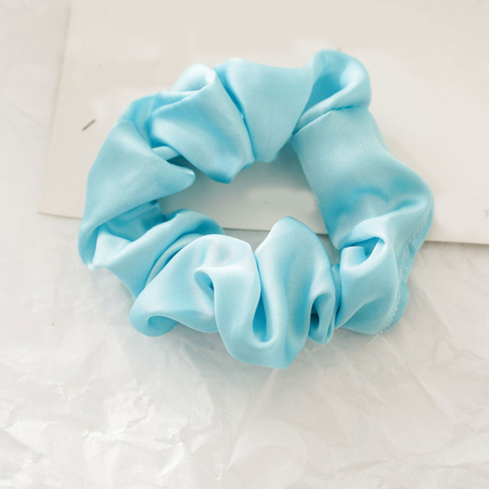 Solid Scrunchie Women Girls Elastic Hair Bands Accessories Gum For Women Tie Hair Ring Rope Ponytail Holder Headdress