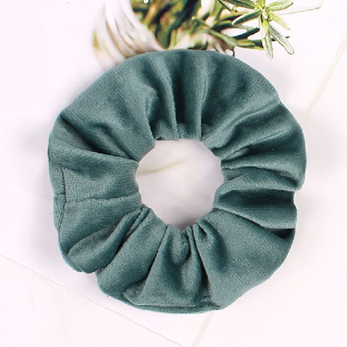 Solid Scrunchie Women Girls Elastic Hair Bands Accessories Gum For Women Tie Hair Ring Rope Ponytail Holder Headdress