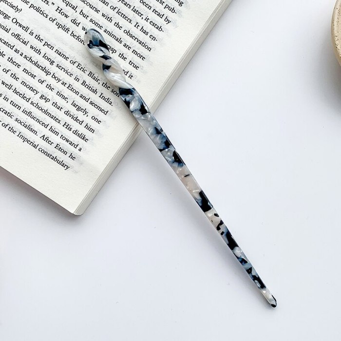 12 colors Hair Sticks Acetate Headbands For Women Elegance Lady Hairpins Fashion Hair Clip Hair Accessories Headwear