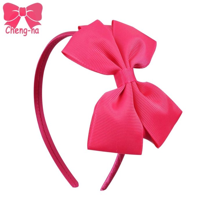 11 pcs/Lot High Quality Solid Hairbands Princess Hair Accessories Big Bows Plastic Hairband Girl Headband Hair Accessories