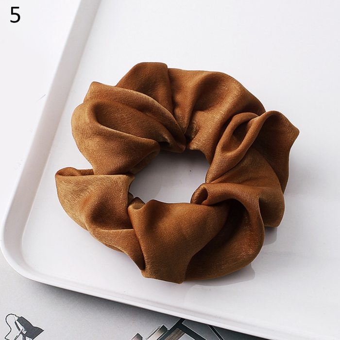 Solid Scrunchie Women Girls Elastic Hair Bands Accessories Gum For Women Tie Hair Ring Rope Ponytail Holder Headdress