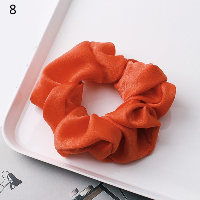 Solid Scrunchie Women Girls Elastic Hair Bands Accessories Gum For Women Tie Hair Ring Rope Ponytail Holder Headdress