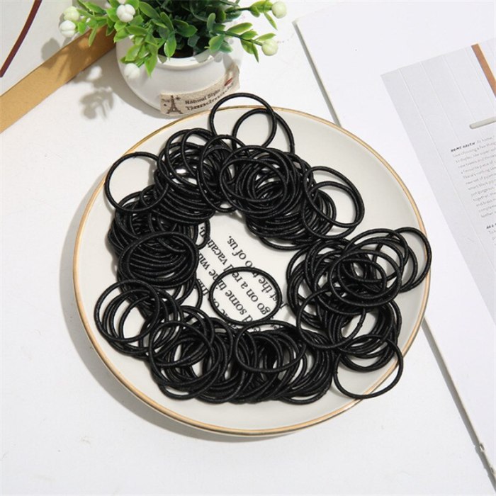 100pcs New version of the new head rope high elastic rubber hair band for girls and babies
