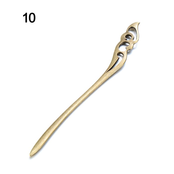 New Bronze Vintage Hair Sticks 17 Styles Headbands For Women Elegance Lady Hairpins Fashion Alloy Hair Clip Hair Accessories