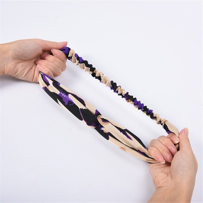 2021 new headband feminine fashion leopard print elastic cross headband headband gift резинки для волос