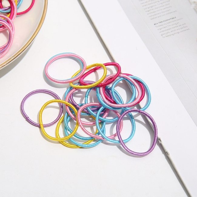 100pcs New version of the new head rope high elastic rubber hair band for girls and babies