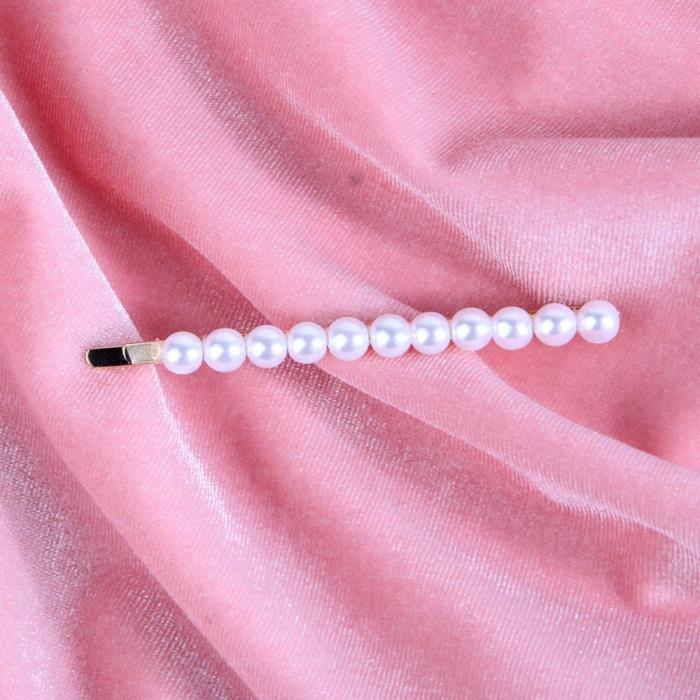 Pearl Hairgrip Elegant Women Hair Clips for Girl Princess Retro Gold Sliver Pin Barrette Hair clip Headdress Head wear Hair Pins