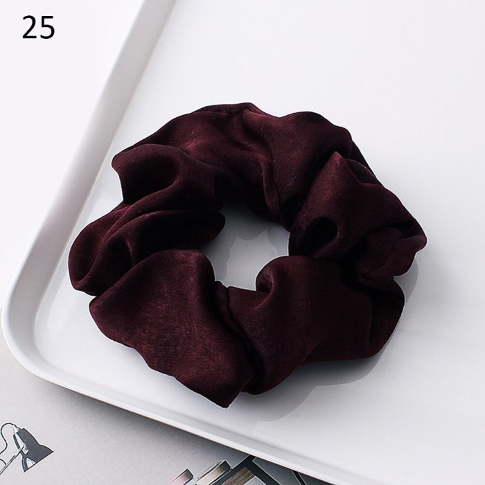 Solid Scrunchie Women Girls Elastic Hair Bands Accessories Gum For Women Tie Hair Ring Rope Ponytail Holder Headdress