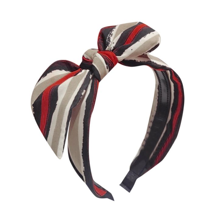 Fashion Lady Hair Hoop Girls Headband Ornaments Hairbands Fabric Bow Knot Hair Headwear Women Hair Accessories 903