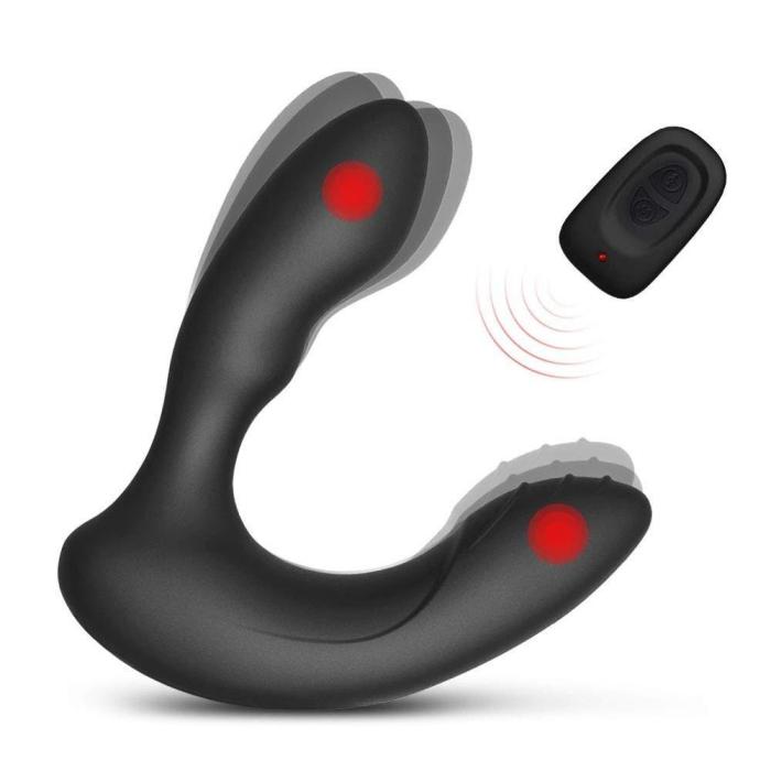 Electric Male Anal Vibrators Wireless Rotating Butt Plug
