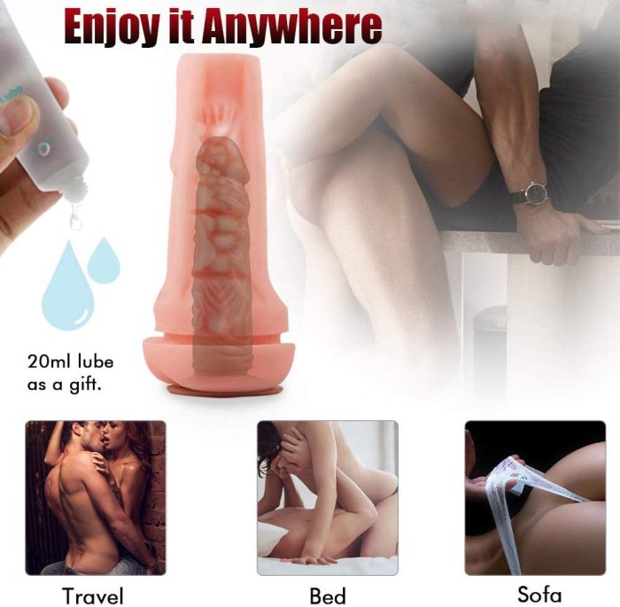 Hellofuntoys™ Fake Pussy | Male Masturbator | Pocket Pussy for Male