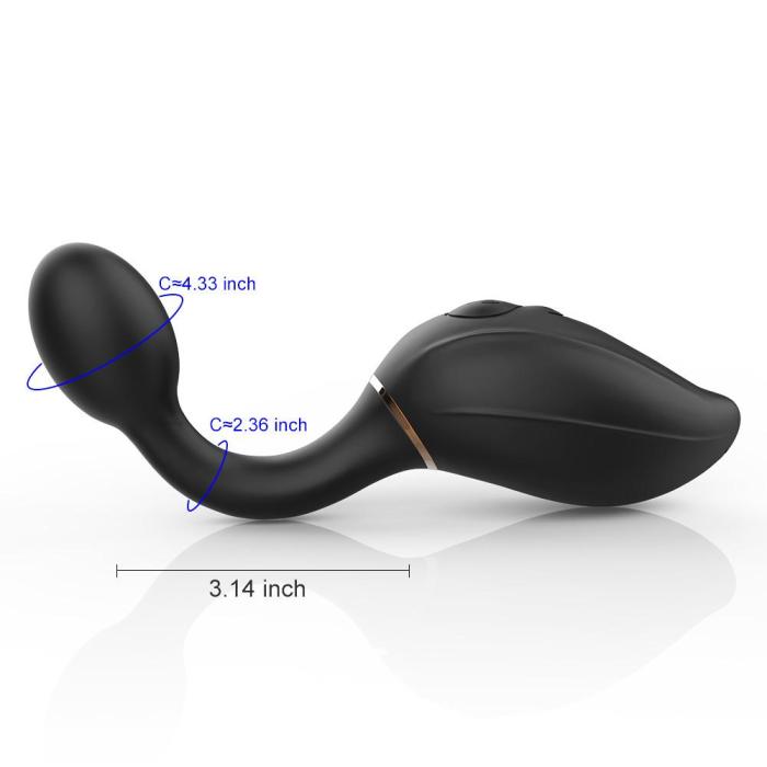 YUANSE 7-Frequency Inflatable Anal Vibrator