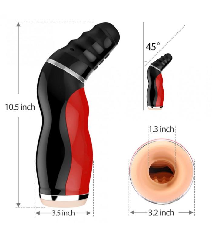 Airbag Sucking Deep Throat Sexual Moans Blow Job Male Masturbator