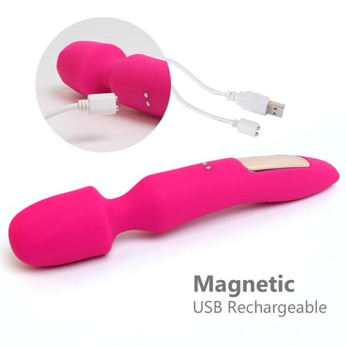 Powerful AV Vibrators for Women Magic Wand Vibrator USB Vibrating Clitoris Stimulator G Spot Dildo Masturbator Sex Toys Female